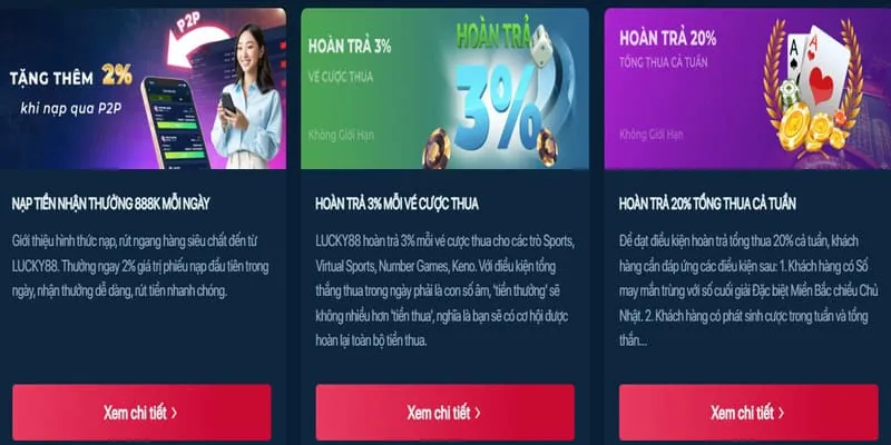 Thưởng nạp lại VK88